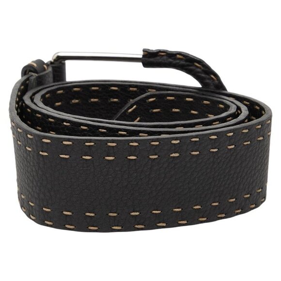 Fendi Selleria Belt Size 90 36 Black Leather main image 4
